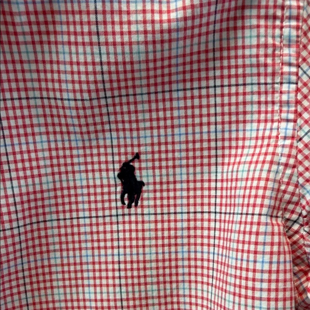 Ralph Lauren Boy's Red Plaid Button-Down‎ Shirt